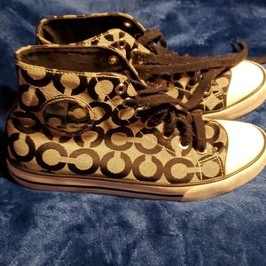 Coach hi-top sneakers